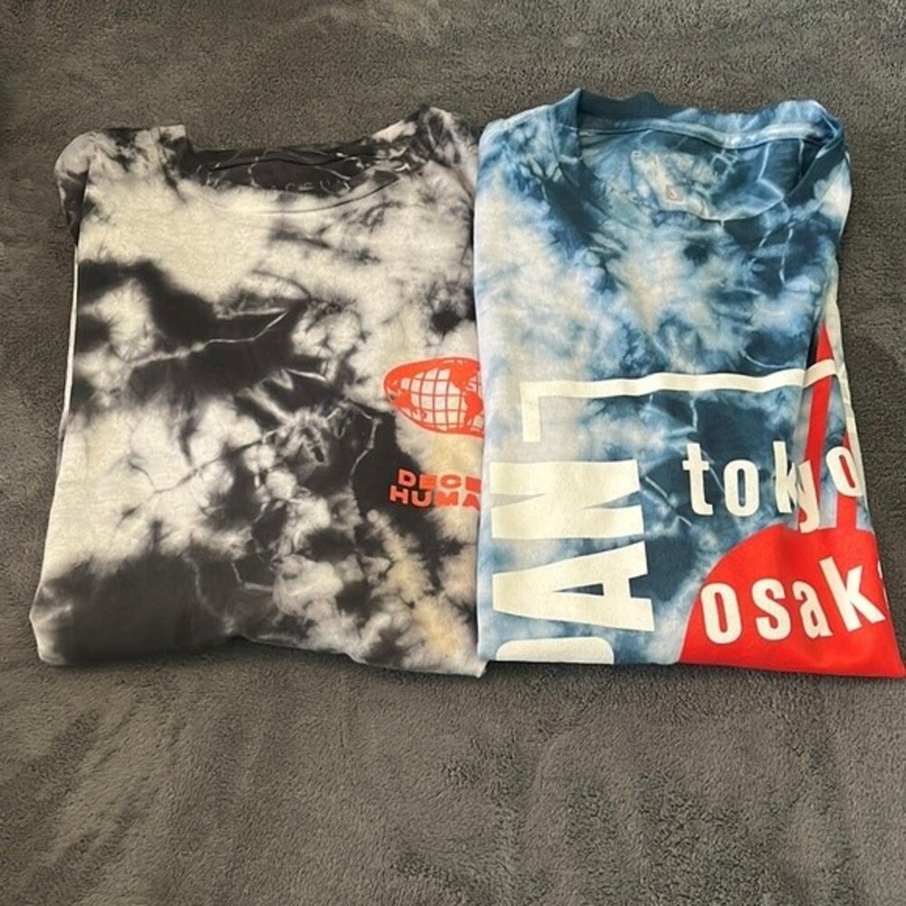 Lot of 2 PacSun Mens Long Sleeved Tees Size S Lightly Worn